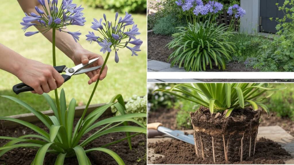 Agapanthus snoeien 