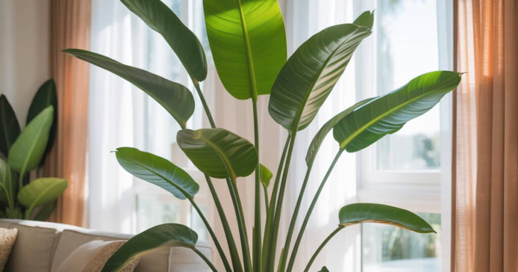 Strelitzia nicolai verzorging voor grote en sterke planten
